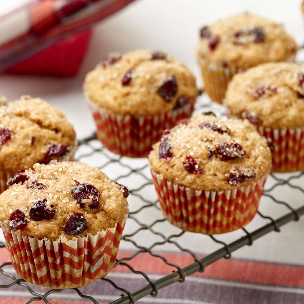 Pumpkin Spice-Cranberry Muffins Recipe, Food Network Kitchen