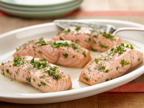Simple Lemon-Herb Roasted Salmon
