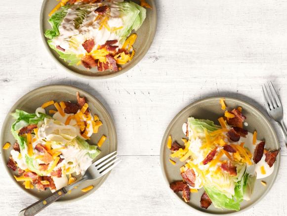 Cheddar Bacon Wedge Salad Recipe Ree Drummond Food Network 1966