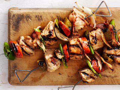 Kebabs with Pork Three Ways