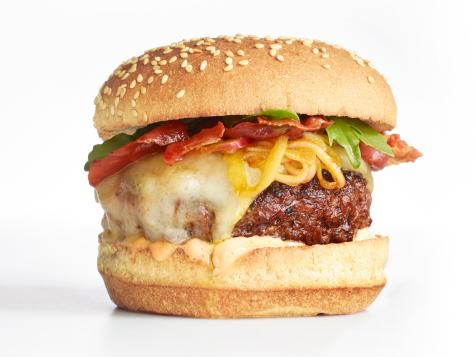 Spanish Burger with Pickled Shallots