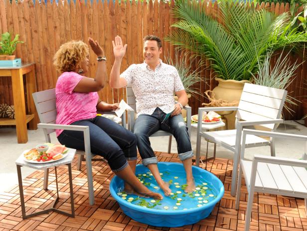 Sunny Anderson and Jeff Mauro