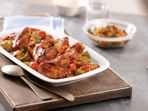 Glazed Chicken Wing Dinner