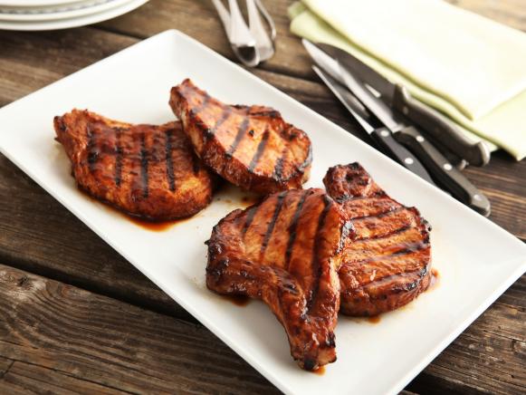 A.1. Sweet Fire Porterhouse Pork Chops Recipe | Food Network