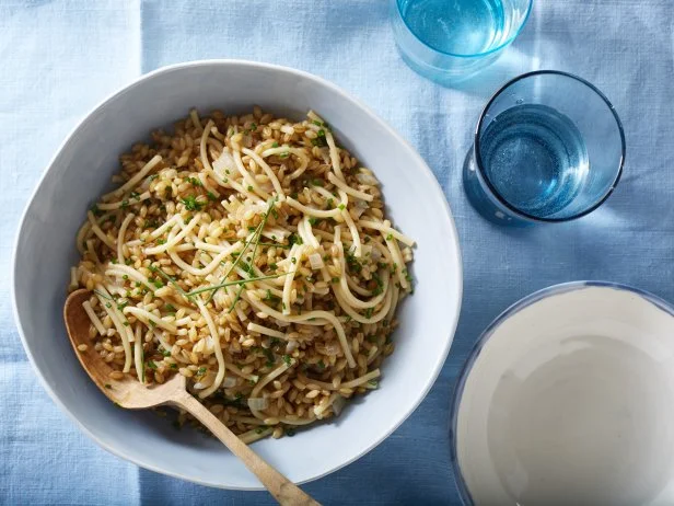 Food Network Kitchen's Barley Pilaf for Whole Grains as seen on Food Network