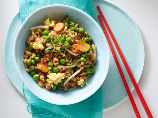 Food Network Kitchen's  Farro Fried Rice For Whole Grains as seen on Food Network
