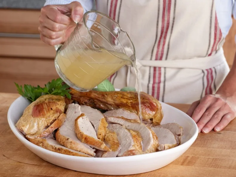 Chef Name: Food Network Kitchen

Full Recipe Name: Chicken Broth as Turkey Reviver

Talent Recipe: Food Networks Kitchenâ  s Chicken Broth as Turkey Reviver, as seen on Foodnetwork.com

FNK Recipe: 

Project: Foodnetwork.com, Beat the Clock Dinners / Thanksgiving

Show Name: 

Food Network / Cooking Channel: Food Network