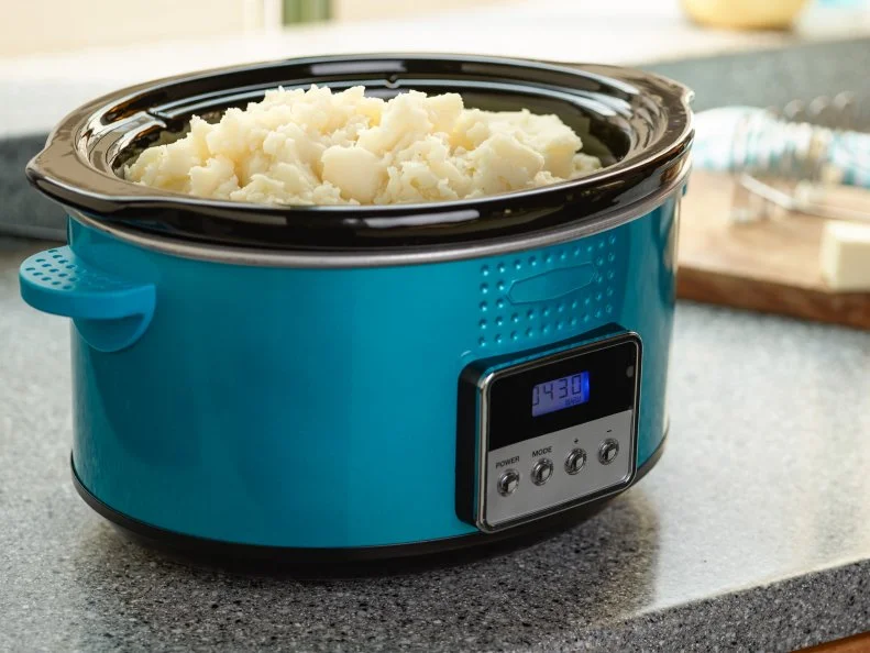 Chef Name: Food Network Kitchen

Full Recipe Name: Slow Cooker as Mashed Potato Keeper

Talent Recipe: 

FNK Recipe: Food Networks Kitchenâ  s Slow Cooker as Mashed Potato Keeper, as seen on Foodnetwork.com

Project: Foodnetwork.com, Beat the Clock Dinners / Thanksgiving

Show Name: 

Food Network / Cooking Channel: Food Network