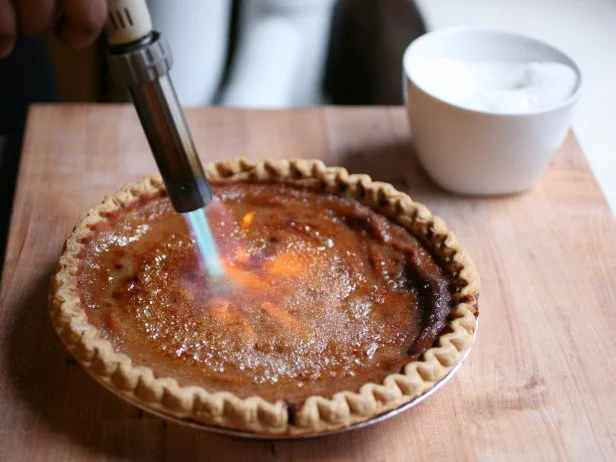 How to Brulee a Pumpkin Pie : Food Network | Food Network