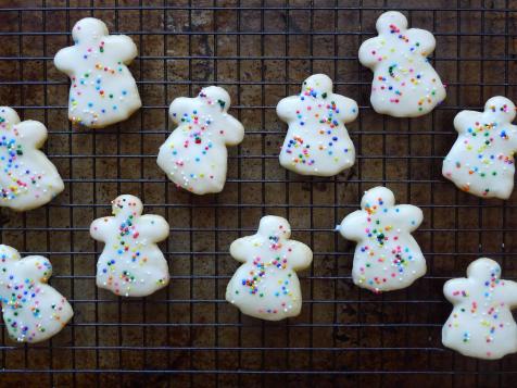 Gluten-Free Decorated Frosted Shortbread Cookies