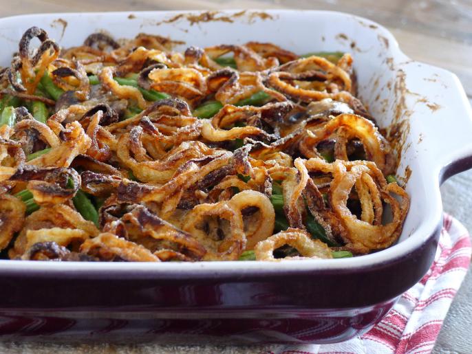 GlutenFree Green BeanMushroom Casserole with PankoStyle Fried Onion