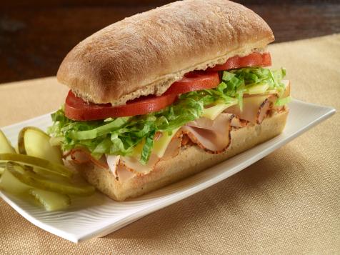 Turkey and Swiss Ciabatta
