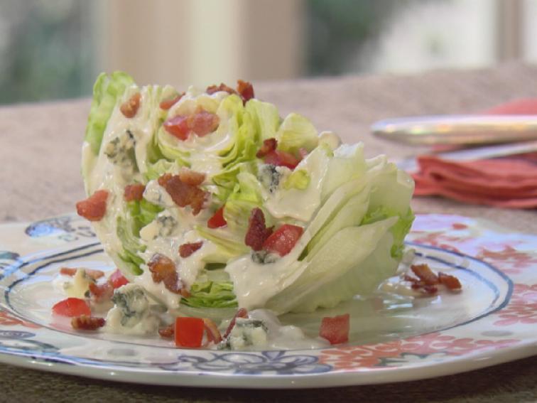Lettuce Wedge with Blue Cheese Dressing Recipe Trisha Yearwood Food Network