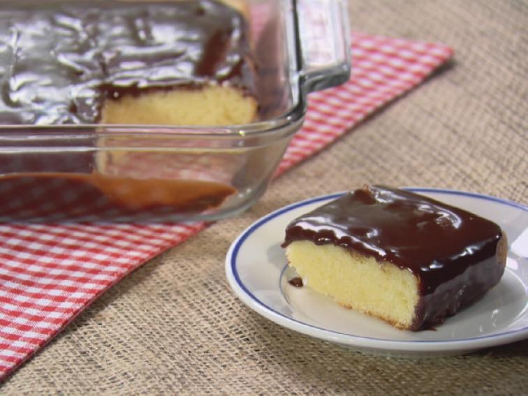 Texas Sheet Cake with Chocolate Ganache Recipe Trisha Yearwood Food
