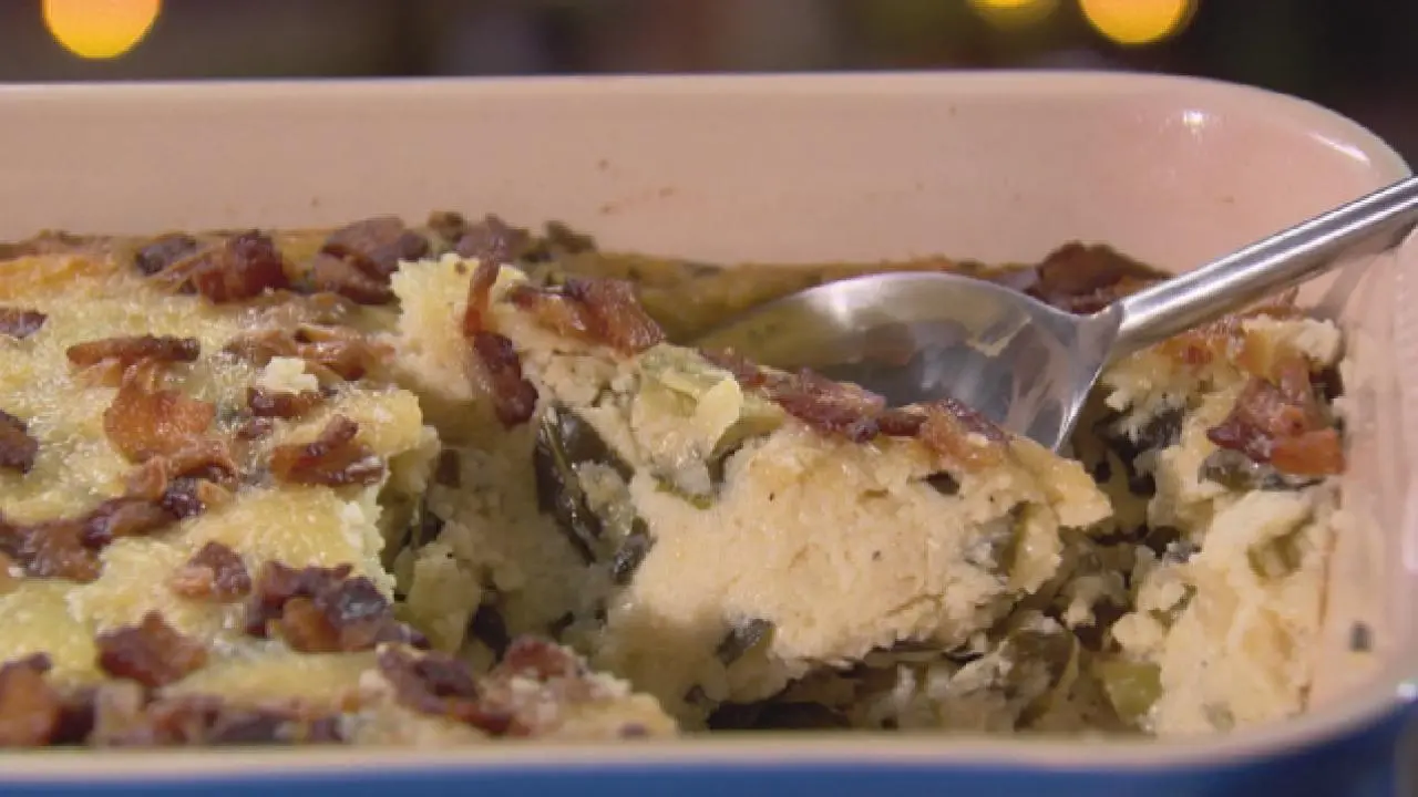 Grits and Greens Casserole