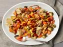 Trisha Yearwood's Roasted Vegetables with Balsamic Glaze for the A Romantic Dinner episode of Trisha's Southern Kitchen, as seen on Food Network.