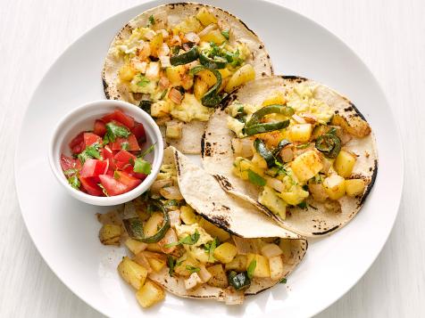 Egg and Potato Breakfast Tacos