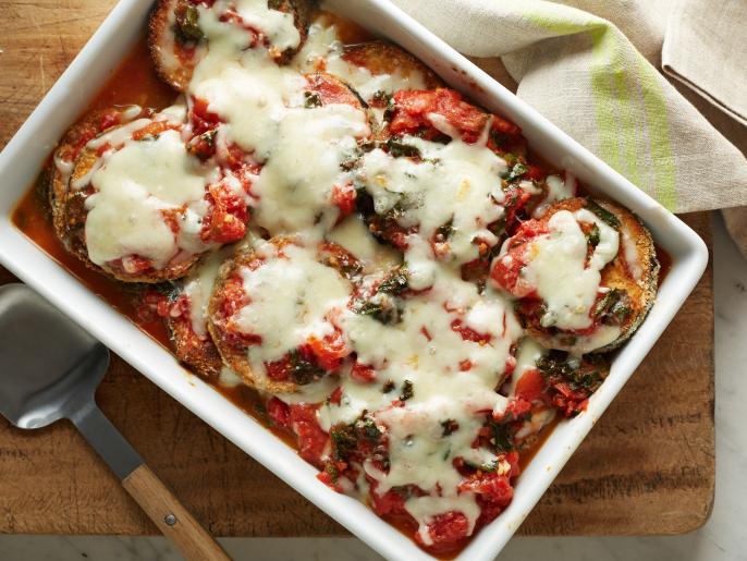 Healthy Eggplant and Kale Parmesan Recipe Food Network Kitchen Food