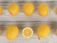 Two Rows of Lemons