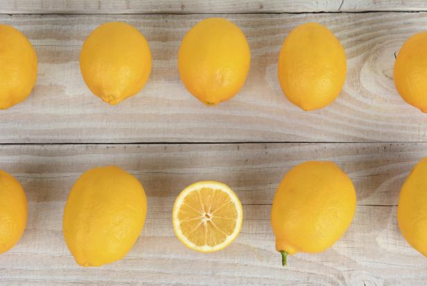 Two Rows of Lemons