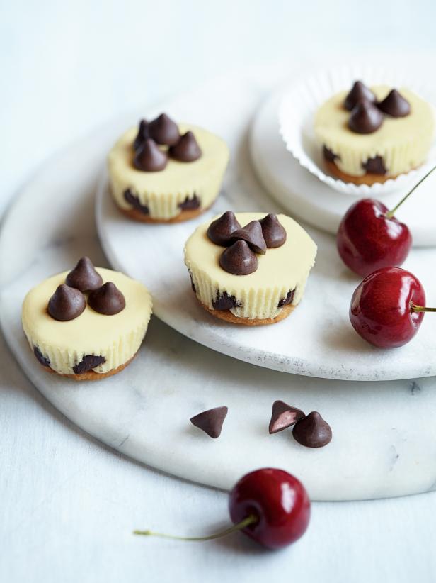 Mini Almond Cheesecakes with Cherry Flavored Filled DelightFulls Recipe
