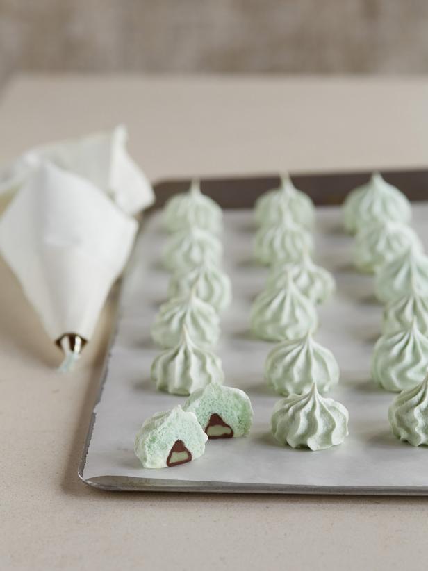 Meringue Drops with Mint Filled DelightFulls Recipe Food Network