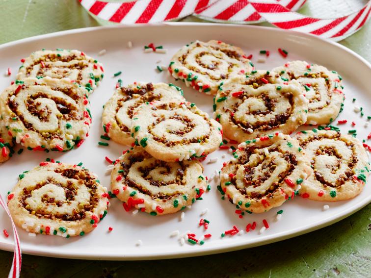Cherry Pistachio Pinwheel Cookies Recipe Jeff Mauro Food Network
