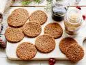 MOLASSES COOKIESAnne BurrellSecrets of a Restaurant Chef/The Secret to Coriander Chicken with Hammered CauliflowerFood NetworkAllpurposeFlour, Baking Soda, Cinnamon, Ginger, Cloves, Kosher Salt, Unsalted Butter, BrownSugar, Egg, Molasses, Turbinado Sugar