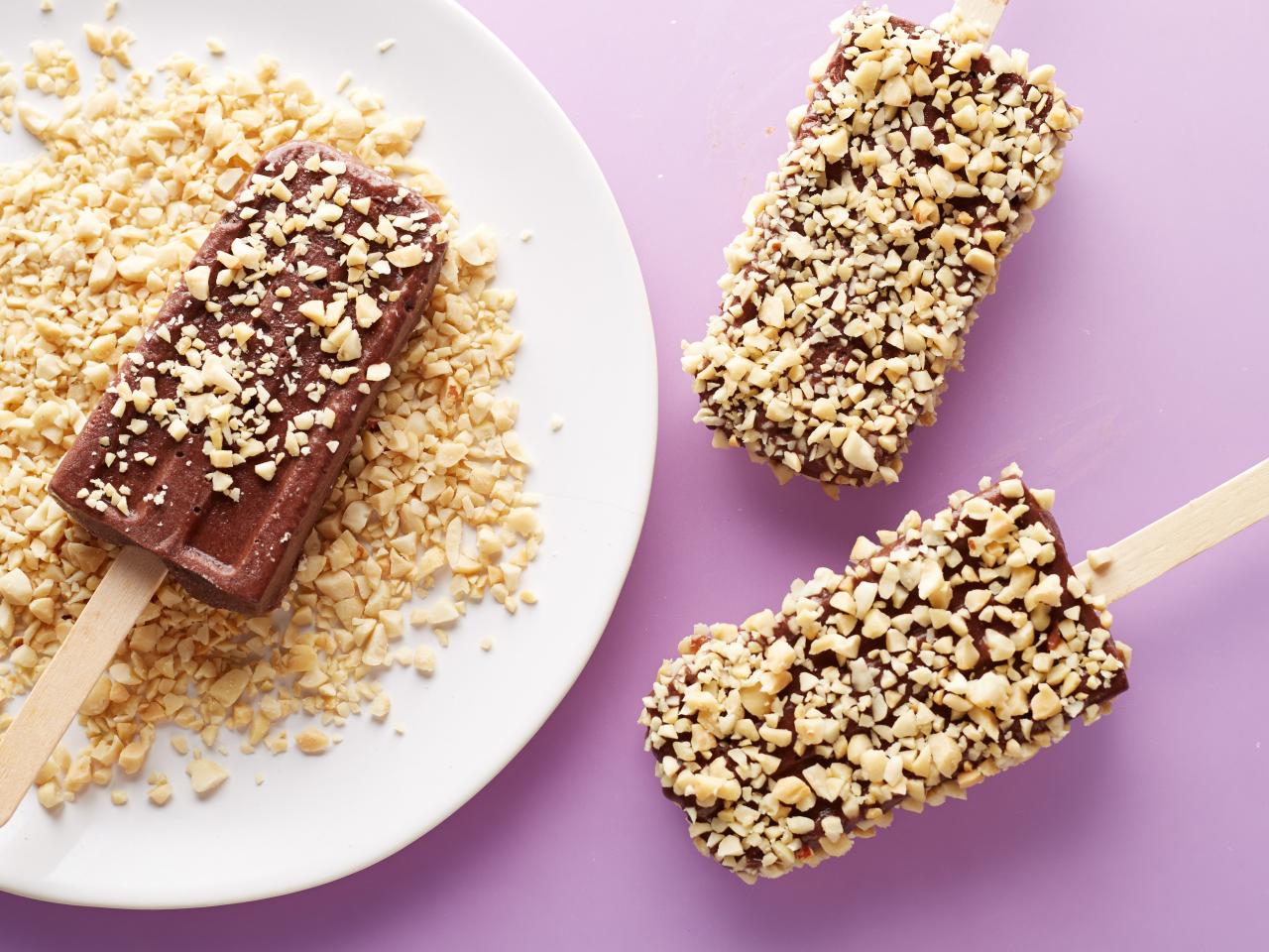 Frozen Dark Chocolate Banana Pops - Always Order Dessert