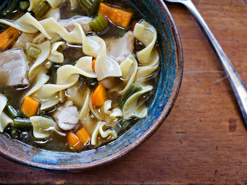 Virginia Willis' Chicken Noodle Soup for FoodNetwork.com