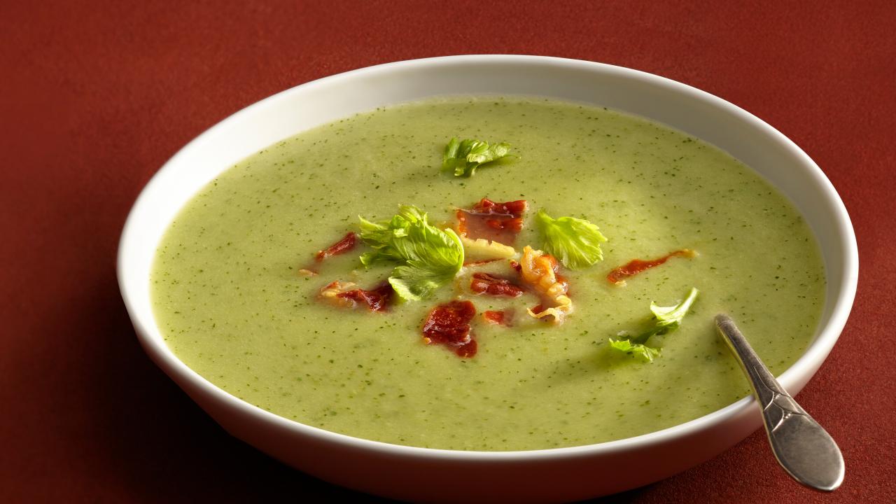 Cream of Celery Soup with Shrimp recipe