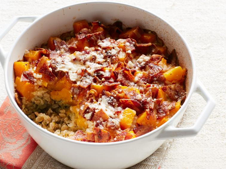 Baked Farro and Butternut Squash Recipe Ina Garten Food Network