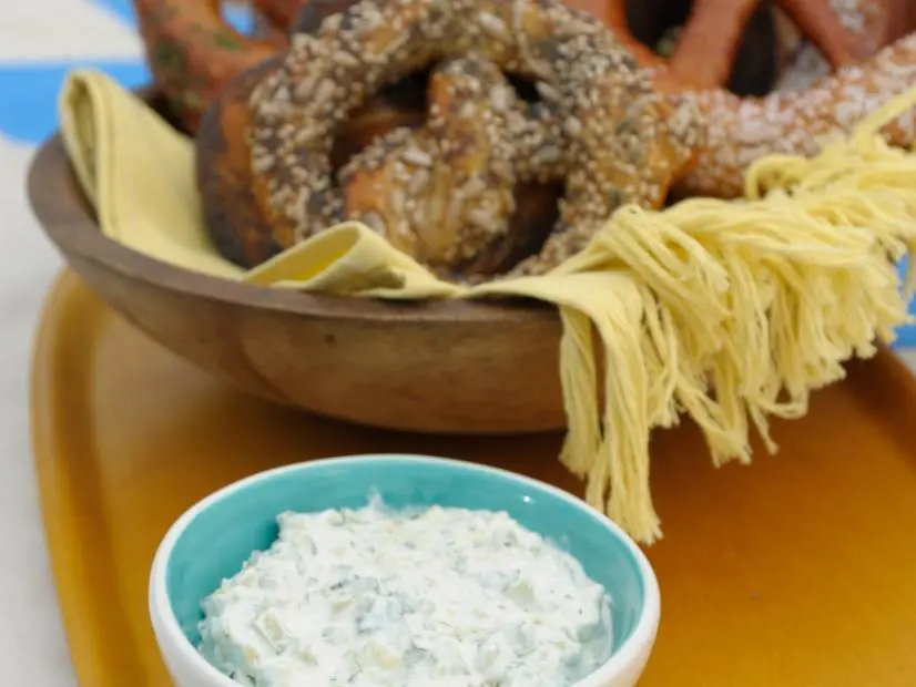 Creamy Pickle and Horseradish Dip Recipe Geoffrey Zakarian Food Network