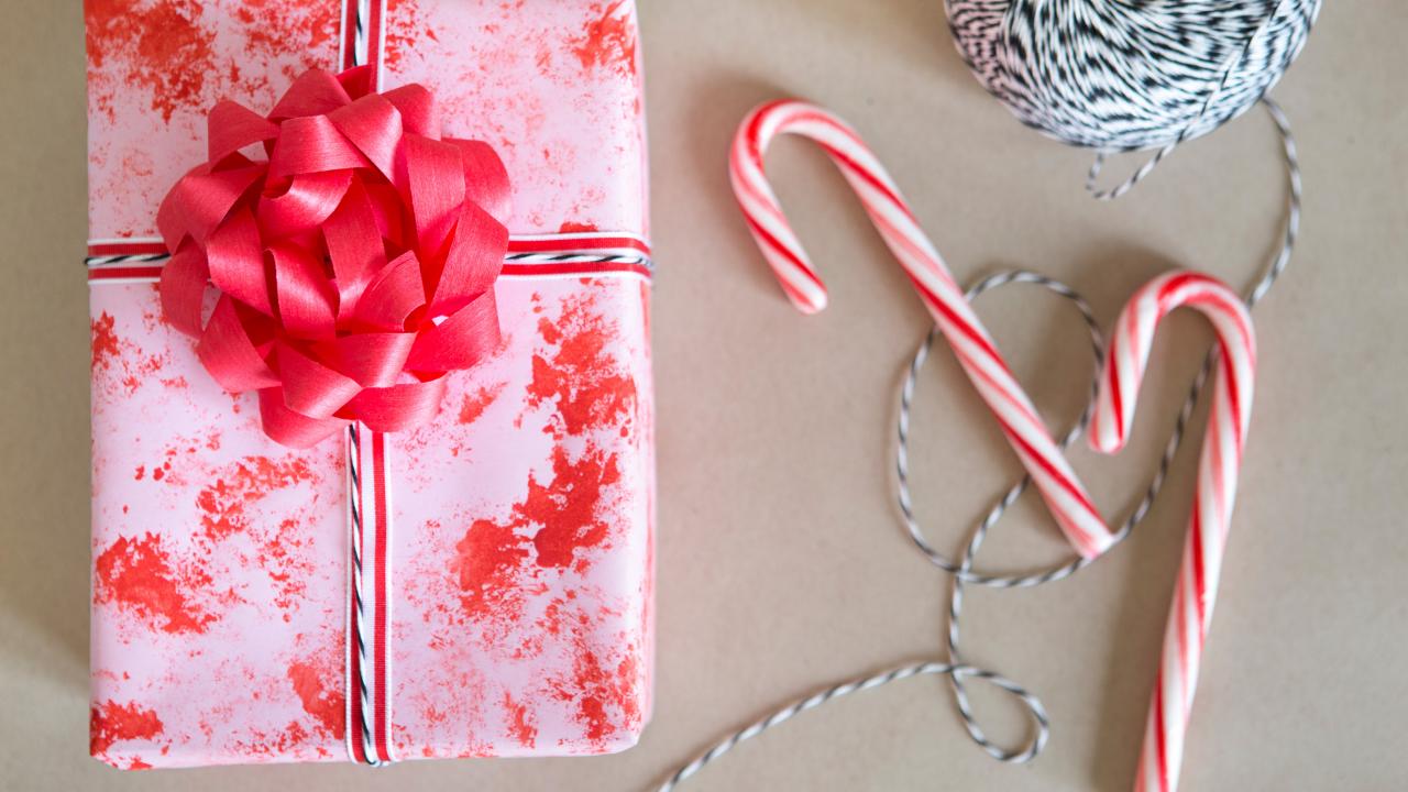 DIY Holiday Wrapping Paper with Sugru - A Heart Filled Home