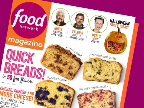 Food Network Magazine: October 2014 Recipe Index