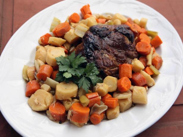 Pork Pot Roast With Root Vegetables Recipe Nancy Fuller Food Network