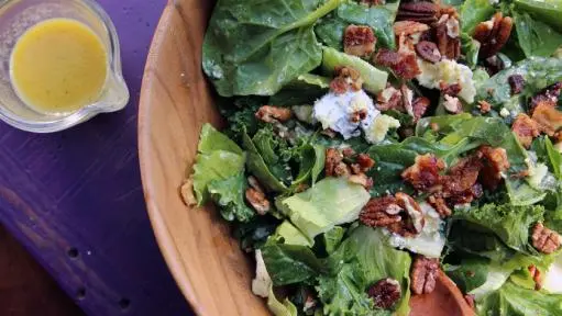 Sweet Greens with Maple Vinaigrette Sweet Greens with Maple Vinaigrette