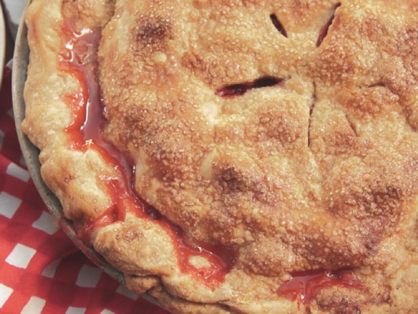 Strawberry Rhubarb Pie Recipe Nancy Fuller Food Network