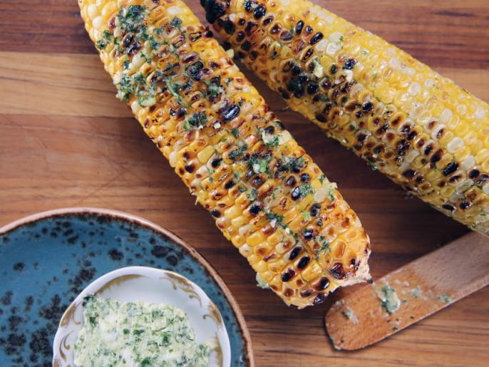 HerbButtered Corn on the Cob Recipe Nancy Fuller Food Network