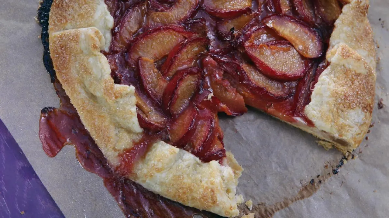 Nancy's Ginger Plum Tart