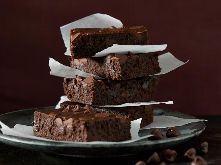 Flourless Bourbon Brownies Recipe Food Network