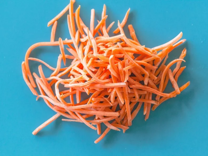 shredded baby carrots