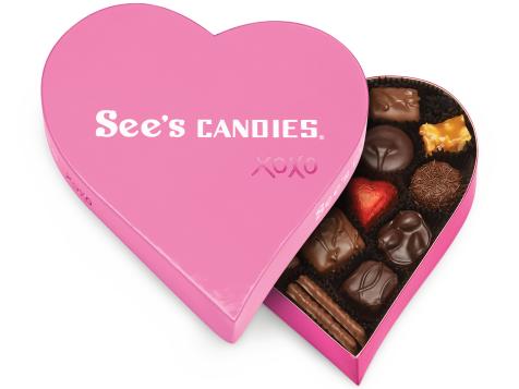 Enter to Win a $25 See's Candies Gift Card for Valentine's Day