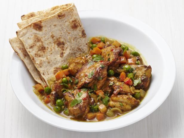 Caribbean Chicken Roti Recipe | Food Network Kitchen ...