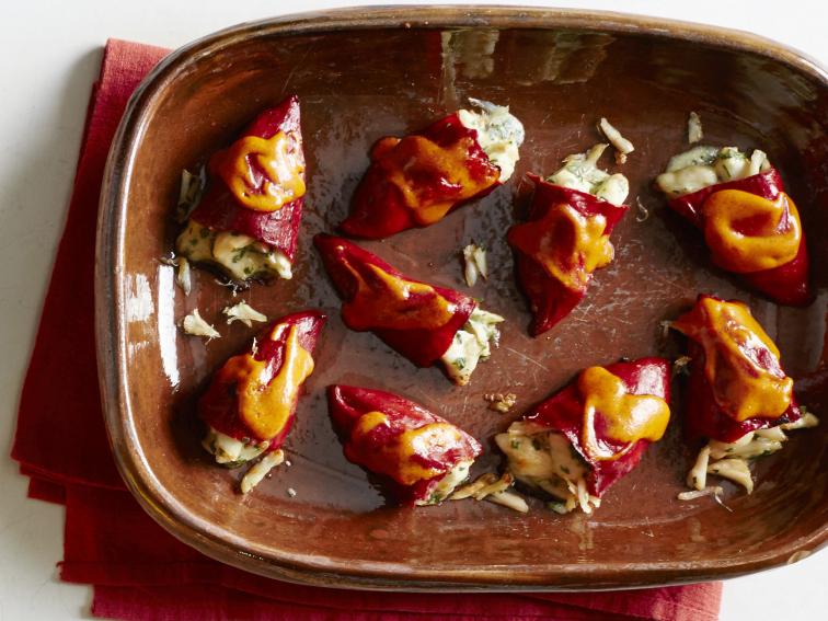 CrabStuffed Piquillo Peppers Recipe Jose Garces Food Network