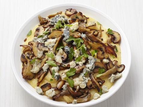 Polenta with Mushrooms and Gorgonzola