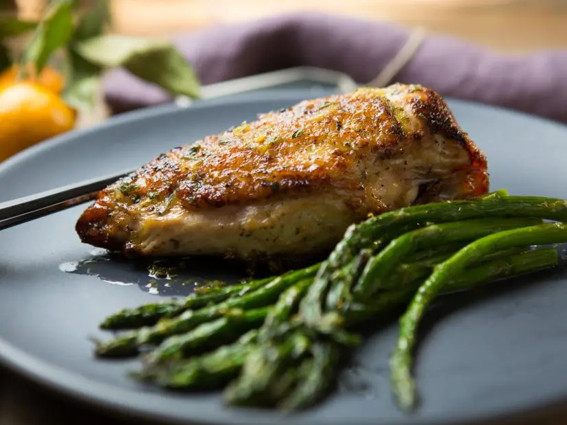 Grilled Chicken with Fennel and Orange Glaze, as seen on Cooking Channel's Dinner At Tiffani's, Season 1.