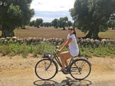 Bicycling in olive groves of Puglia.JPG