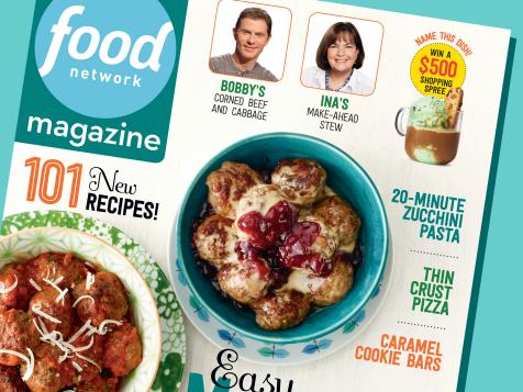 Food Network Magazine: March 2015 Recipe Index