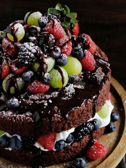 Bake Your Cake And Eat It Too: A Lighter, Naked Chocolate Cake With Fruit | Fn Dish - Behind-The-Scenes, Food Trends, And Best Recipes : Food Network | Food Network